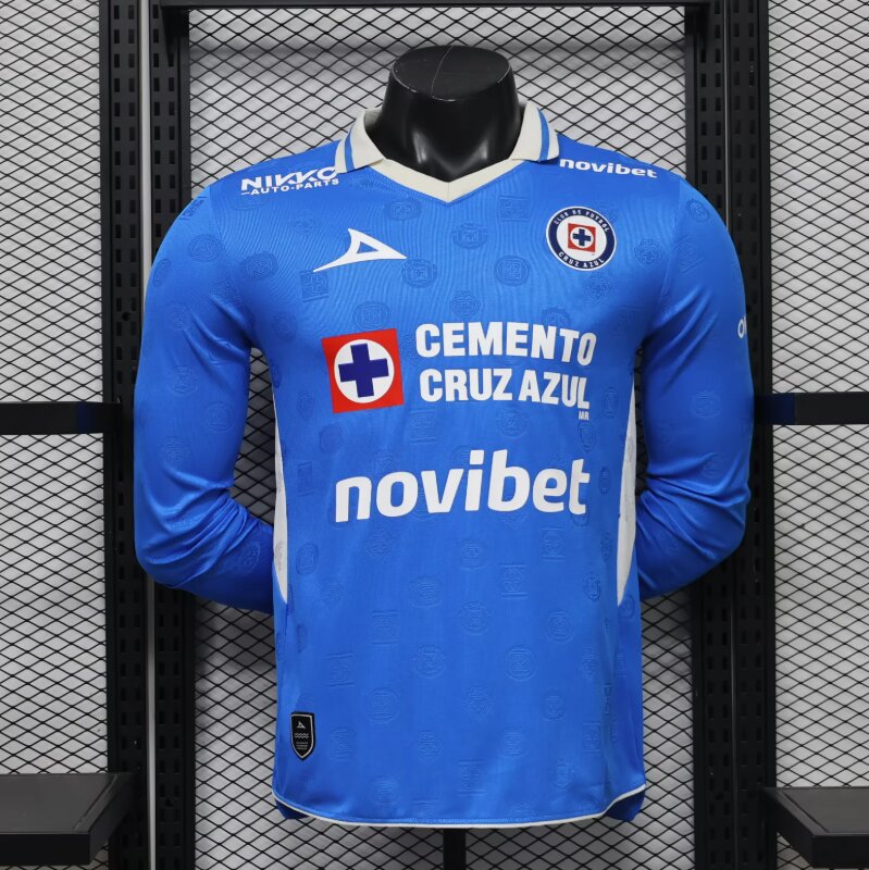 AAA Quality Cruz Azul 26/27 Home Long Soccer Jersey(Player)